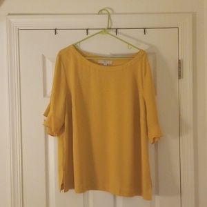 Loft Plus Short Sleeve Blouse